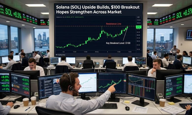 Solana (SOL) Upside Builds, 0 Breakout Hopes Strengthen Across Market