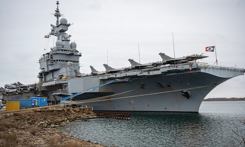 Swedish forces jam suspected Russian drone near French aircraft carrier Swedish forces jam suspected Russian drone near French aircraft carrier