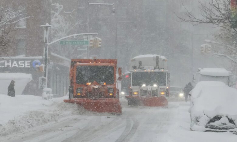 Massive snowstorm slams Northeast, causing power outages and forcing thousands of flight cancellations