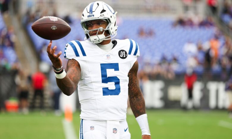 Colts grant QB Anthony Richardson OK to seek trade, agent says
