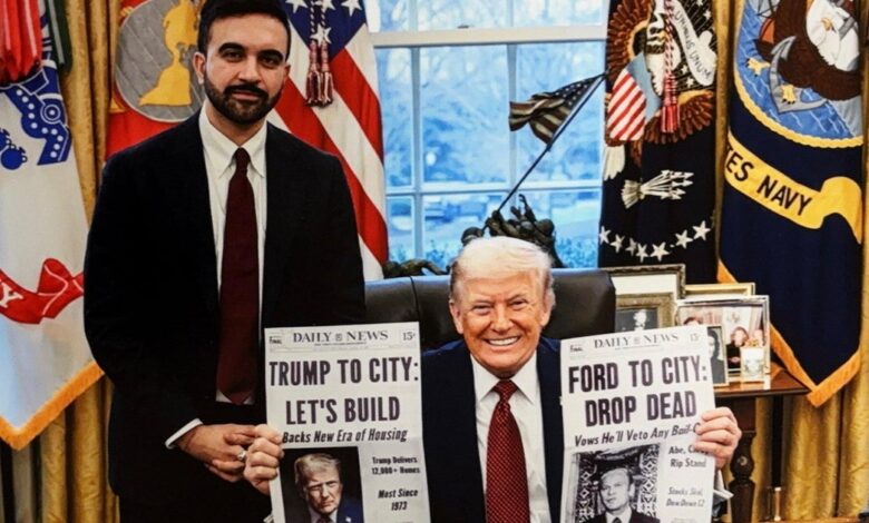 NYC Mayor Zohran Mamdani meets President Trump at the White House to talk housing