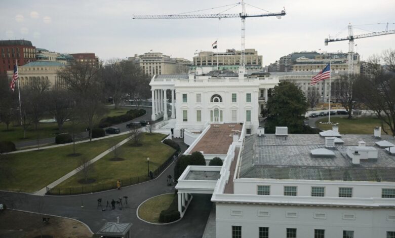 Trump’s ballroom project can continue for now, court says : NPR Trump’s ballroom project can continue for now, court says : NPR