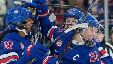 Hilary Knight won’t let Trump’s ‘distasteful joke’ ruin Olympic gold