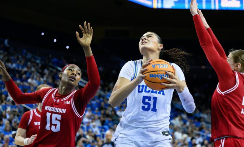 UCLA women blitz Wisconsin on Senior Day, win 21st in a row UCLA women blitz Wisconsin on Senior Day, win 21st in a row