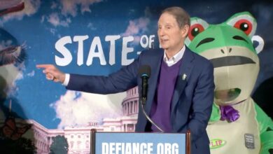 Dem senator credits frog protesters with defeating Trump’s National Guard plans