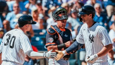 Spencer Jones models swing after Shohei Ohtani