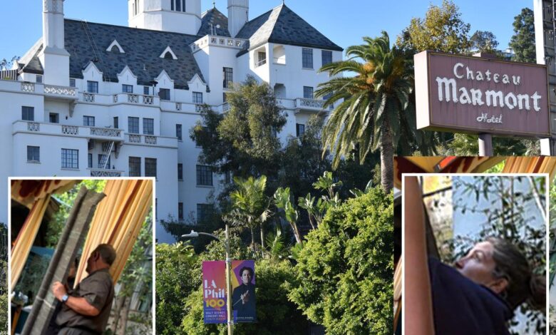Chateau Marmont chaos as roof parts plunge towards celeb diners including Sacha Baron Cohen