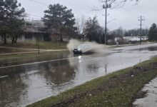Toronto roads flooded as up to 40 mm of rain hits GTA