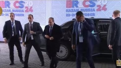 السيسي يصل مقر انعقاد جلسات قمة بريكس بلس في قازان