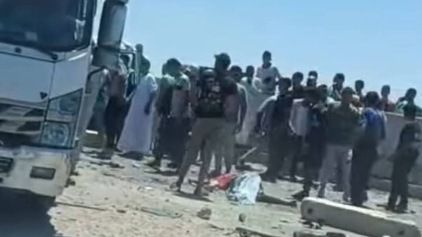 مصرع 6 أشخاص وإصابة 10في تصادم بين ميكروباصين على الطريق الإقليمي 1 1742708862492202507050112251225