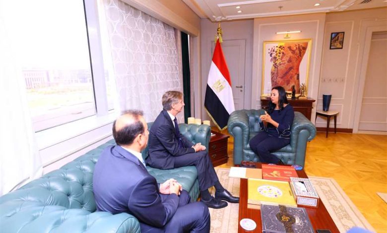 وزيرة التضامن تلتقي الممثل المقيم لبرنامج الأمم المتحدة الإنمائي في مصر 1 2722253 0