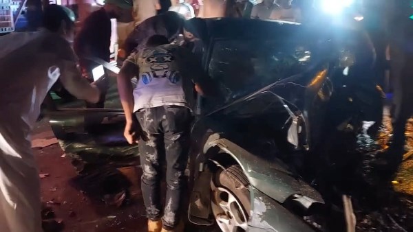 5 ضحايا و3 سيارات تتحوّل إلى خردة في تصادم مروع بطريق الواحات |صور 1 7521046738006202507060312121212