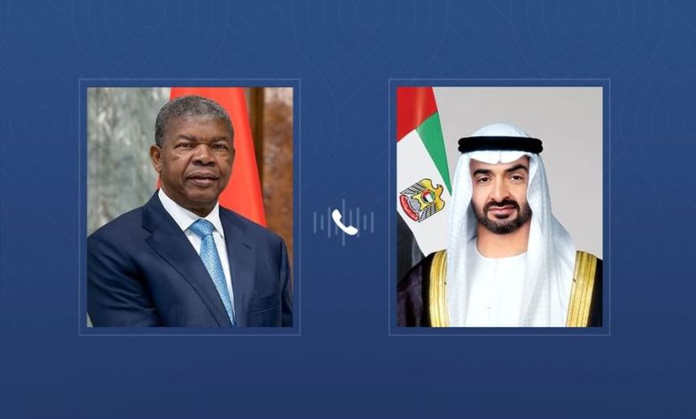 رئيس دولة الإمارات يتلقى اتصالاً هاتفياً من رئيس أنغولا ويبحثان تعزيز التعاون المشترك 1 Llg05C0F1K91Ladpn