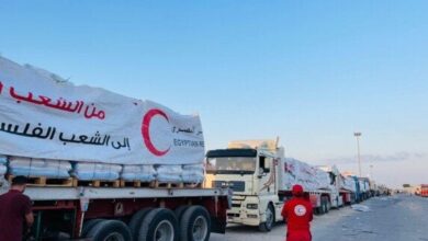 عاجل.. الهلال الأحمر تطلق قافلة «زاد العزة» 69 بحمولة 7300 طن مساعدات إلى غزة 5 elaosboa72154
