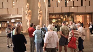 هذه طريقة ردع المخالفين داخل المتحف المصري الكبير.. فيديو 6 674255947712202511140322592259