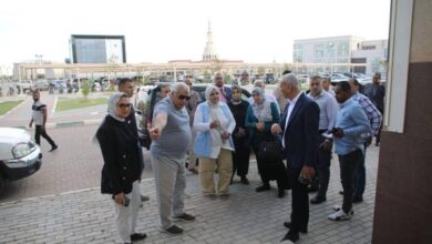محافظ الوادي الجديد يتفقد مقار الهيئات القضائية داخل مجمع المصالح الحكومية 5 7011395793464202511120544484448