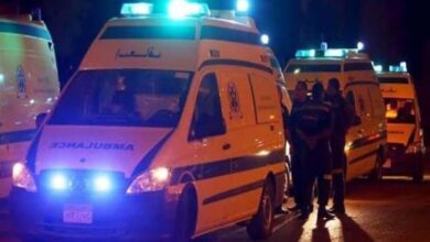 إصابة 5 أشخاص في انقلاب سيارة بطريق مطار أسيوط 5 7145580211202511160950575057