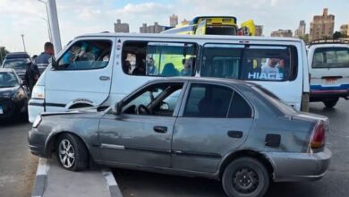إصابة شخصين في تصادم ميكروباص وملاكي على كورنيش المعادي| صور 5 72875293716120251115040342342