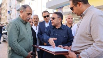 تحويل محور الكورنيش إلى النصر لاتجاهين في الغردقة 5 7701525140246202511270750465046