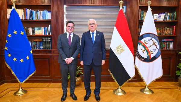 النائب العام يستقبل رئيس وكالة اليوروجست وممثلي الاتحاد الأوروبي 1 7731080970824202511130723522352