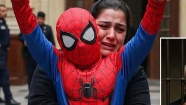 بقناع سبايدر مان.. وصول الطفل ياسين إلى محكمة إيتاي البارود لحضور جلسة الاستئناف 1 86864922101202509180615441544