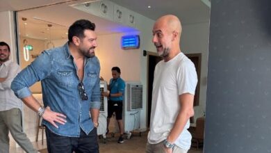 عمرو يوسف يثير تفاعلاً واسعًا بعد ظهوره مع جوارديولا وتعليقه الطريف عن مرموش 6 878237415603202511150431563156