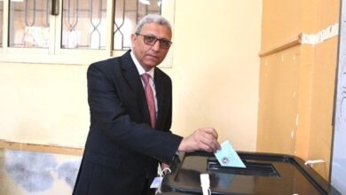 وكيل أول مجلس النواب يدلي بصوته في الانتخابات بالجيزة 5 elaosboa02519