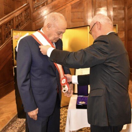 اليابان تكرم أبو الغيط بوسام الشمس المشرقة الوشاح الأكبرا 1 elaosboa32109