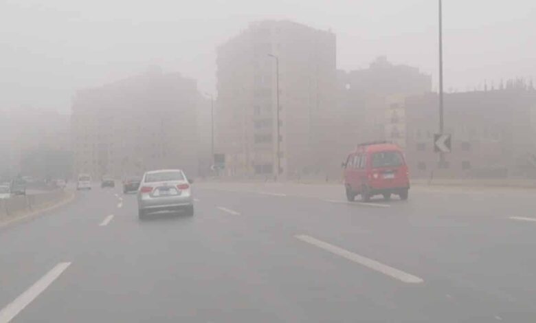 لوجود شبورة مائية تعيق الرؤية.. غلق الطريق الصحراوي من البوابات 1 elaosboa39857