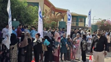 تواجد مكثف للعنصر النسائي في لجان انتخابات النواب بالشيخ زايد 5 elaosboa64508