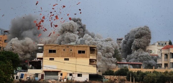 استشهاد 13 شخصا في قصف الاحتلال الإسرائيلي لمخيم «عين الحلوة» 9 elaosboa84316