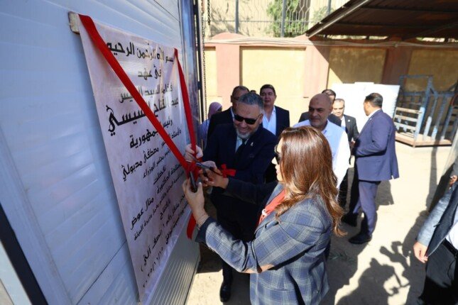لأول مرة في مصر.. وزيرة التنمية المحلية تفتتح أول مجزر متنقل بصناعة محلية بالكامل 1 elaosboa93206