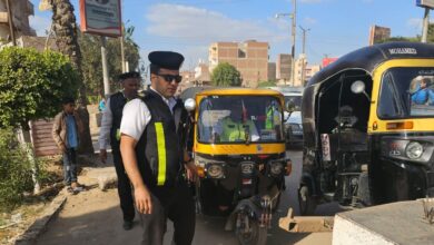 أمن الغربية يحرر 210 مخالفات لردع قائدي المركبات والسيارات 5 220