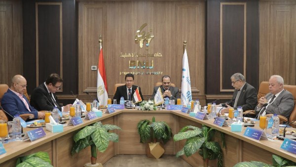 مجلس جامعة بنها الأهلية يناقش اتفاقيات التعاون والتبادل الطلابي مع الجامعات الدولية 1 7145580211202601220339163916