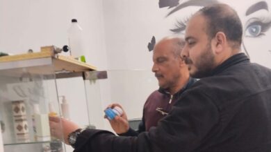 غلق مركز تجميل مخالف ومصادرة مستحضرات مجهولة المصدر في نجع حمادى| صور 5 69755543394202602030324542454