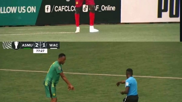 أغرب اللقطات التحكيمية.. حكم مباراة مانيما والوداد يتراجع عن قراره بشكل مفاجئ! 1 7021776321041202602010557415741