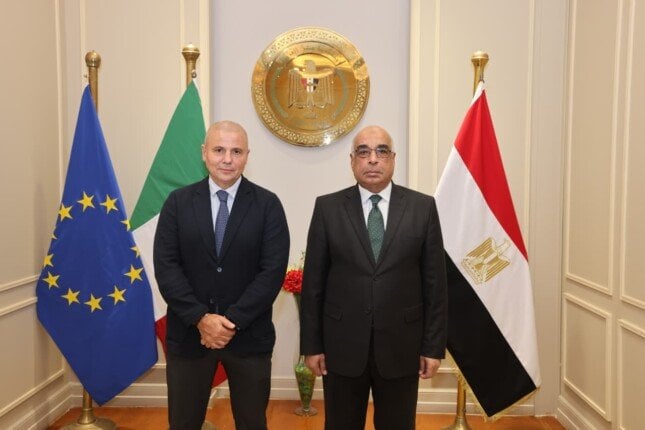وزير العدل يبحث مع السفير الإيطالي بالقاهرة تعزيز التعاون في المجالات القضائية 1 elaosboa25987