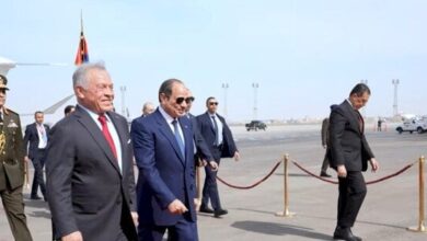 رئاسة الجمهورية تنشر فيديو استقبال الرئيس السيسي للعاهل الأردني خلال زيارته لمصر 5 elaosboa26179
