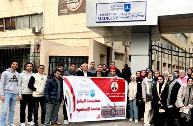 «طب الإسكندرية» تطلق قافلة طبية شاملة لخدمة أهالي عزبة النهضة بالعامرية 1 elaosboa41932