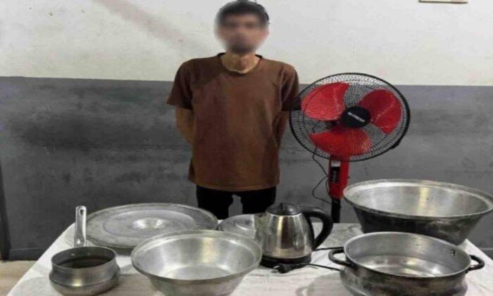 ضبط عامل سرق أواني طهي ومروحة من منزل في المنوفية – الأسبوع 1 elaosboa43071