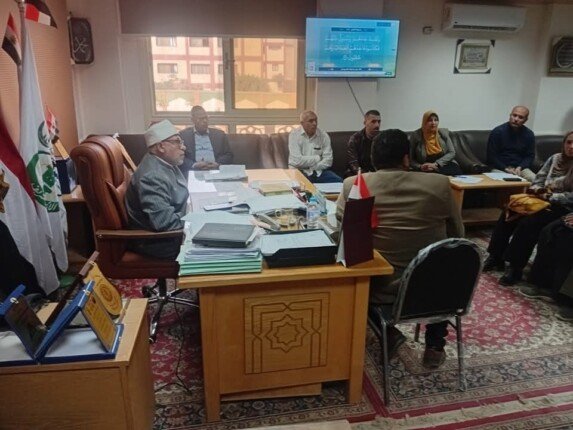 رئيس منطقة بني سويف الأزهرية يتابع تصفيات مسابقات القرآن الكريم والسنة النبوية 1 elaosboa97185