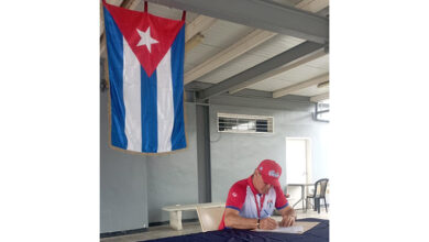 Colaboradores deportivos cubanos respaldan la Patria en Venezuela