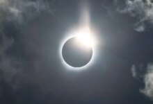 Solar eclipse muted seismic signals across North America