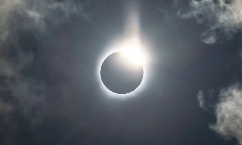 Solar eclipse muted seismic signals across North America