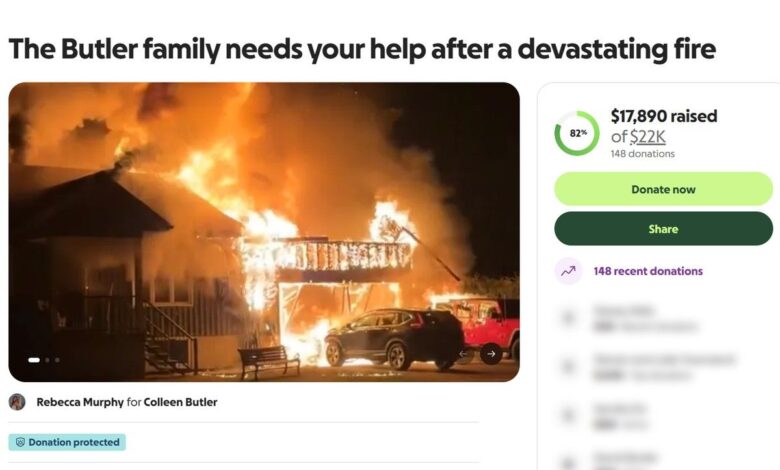Community Rallies to Support Butler Family After Fire