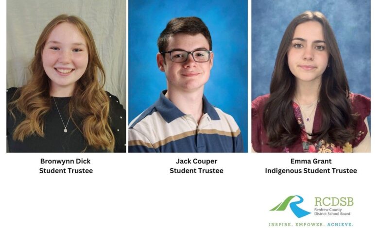 Renfrew County Board Welcomes New Student Trustees