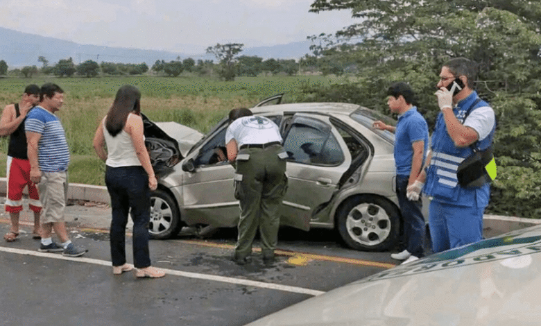 Lesionadas tres personas en choque y el caso “Skinny” en San Marcos