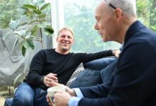 Lewis Moody and Sir Clive Woodward on MND fight