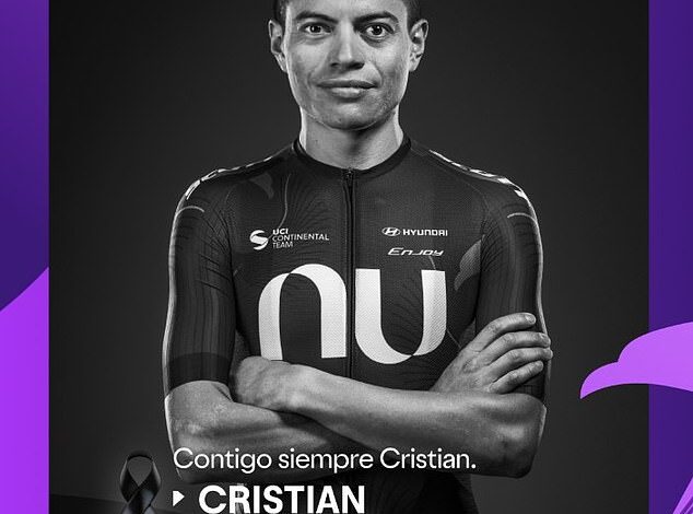 Cycler Cristian Munoz dies at 30 after knee infection post-crash