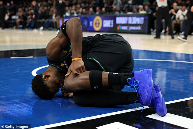 Anthony Edwards knee injury: Timberwolves face anxious NBA playoff wait
